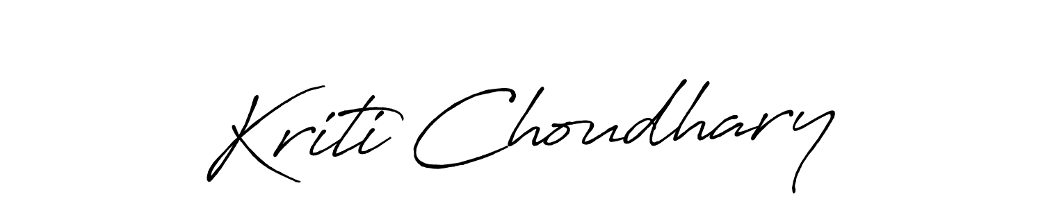 The best way (Antro_Vectra_Bolder) to make a short signature is to pick only two or three words in your name. The name Kriti Choudhary include a total of six letters. For converting this name. Kriti Choudhary signature style 7 images and pictures png