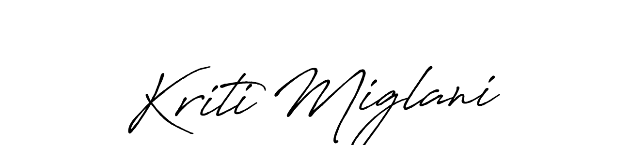 Here are the top 10 professional signature styles for the name Kriti Miglani. These are the best autograph styles you can use for your name. Kriti Miglani signature style 7 images and pictures png