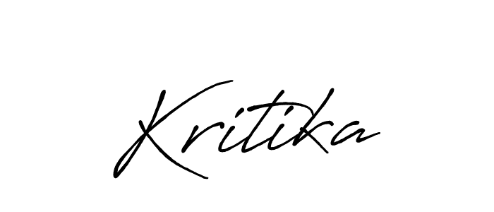 How to make Kritika name signature. Use Antro_Vectra_Bolder style for creating short signs online. This is the latest handwritten sign. Kritika signature style 7 images and pictures png