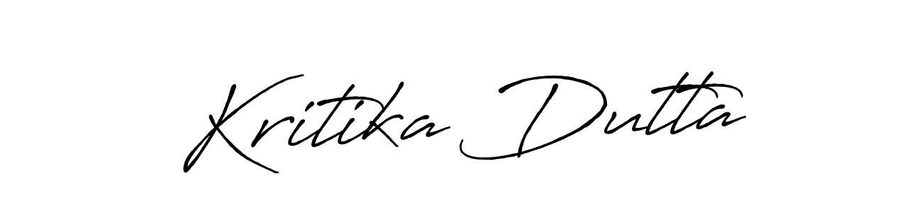 Antro_Vectra_Bolder is a professional signature style that is perfect for those who want to add a touch of class to their signature. It is also a great choice for those who want to make their signature more unique. Get Kritika Dutta name to fancy signature for free. Kritika Dutta signature style 7 images and pictures png