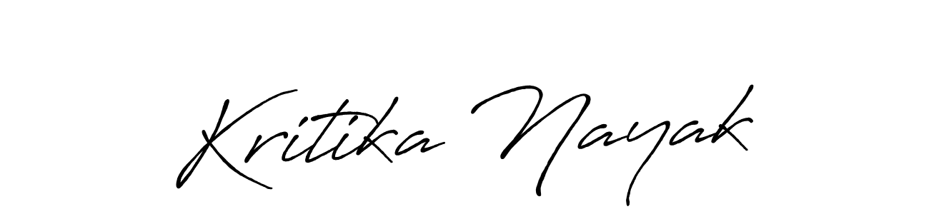 Design your own signature with our free online signature maker. With this signature software, you can create a handwritten (Antro_Vectra_Bolder) signature for name Kritika Nayak. Kritika Nayak signature style 7 images and pictures png