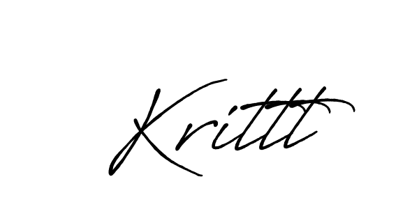 Design your own signature with our free online signature maker. With this signature software, you can create a handwritten (Antro_Vectra_Bolder) signature for name Krittt. Krittt signature style 7 images and pictures png