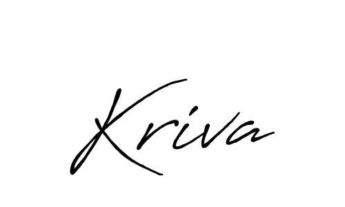 Create a beautiful signature design for name Kriva. With this signature (Antro_Vectra_Bolder) fonts, you can make a handwritten signature for free. Kriva signature style 7 images and pictures png