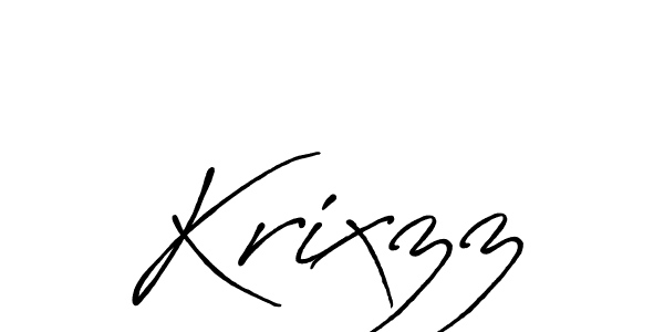 Once you've used our free online signature maker to create your best signature Antro_Vectra_Bolder style, it's time to enjoy all of the benefits that Krixzz name signing documents. Krixzz signature style 7 images and pictures png
