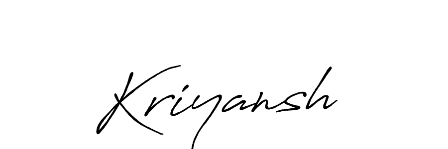 Best and Professional Signature Style for Kriyansh . Antro_Vectra_Bolder Best Signature Style Collection. Kriyansh  signature style 7 images and pictures png