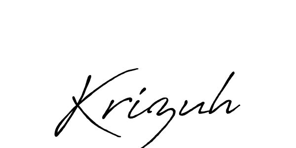 You should practise on your own different ways (Antro_Vectra_Bolder) to write your name (Krizuh) in signature. don't let someone else do it for you. Krizuh signature style 7 images and pictures png