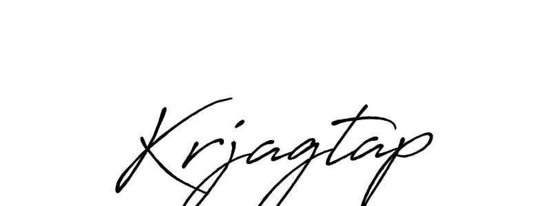 Make a beautiful signature design for name Krjagtap. Use this online signature maker to create a handwritten signature for free. Krjagtap signature style 7 images and pictures png