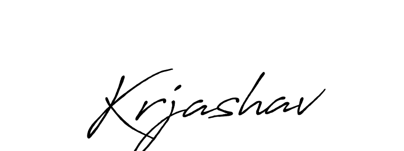 You should practise on your own different ways (Antro_Vectra_Bolder) to write your name (Krjashav) in signature. don't let someone else do it for you. Krjashav signature style 7 images and pictures png