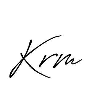 if you are searching for the best signature style for your name Krm. so please give up your signature search. here we have designed multiple signature styles  using Antro_Vectra_Bolder. Krm signature style 7 images and pictures png