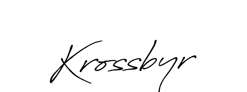 It looks lik you need a new signature style for name Krossbyr. Design unique handwritten (Antro_Vectra_Bolder) signature with our free signature maker in just a few clicks. Krossbyr signature style 7 images and pictures png