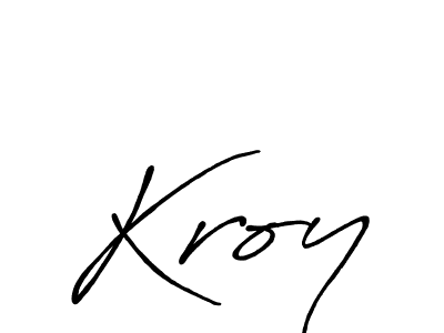 Use a signature maker to create a handwritten signature online. With this signature software, you can design (Antro_Vectra_Bolder) your own signature for name Kroy. Kroy signature style 7 images and pictures png