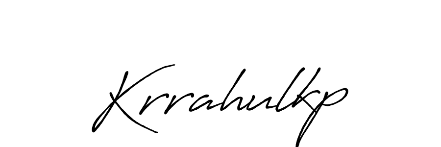 The best way (Antro_Vectra_Bolder) to make a short signature is to pick only two or three words in your name. The name Krrahulkp include a total of six letters. For converting this name. Krrahulkp signature style 7 images and pictures png