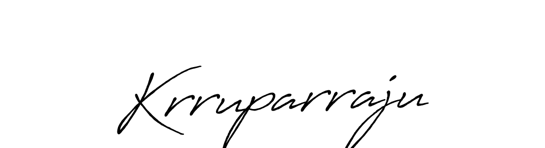 Antro_Vectra_Bolder is a professional signature style that is perfect for those who want to add a touch of class to their signature. It is also a great choice for those who want to make their signature more unique. Get Krruparraju name to fancy signature for free. Krruparraju signature style 7 images and pictures png