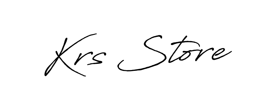 Once you've used our free online signature maker to create your best signature Antro_Vectra_Bolder style, it's time to enjoy all of the benefits that Krs Store name signing documents. Krs Store signature style 7 images and pictures png