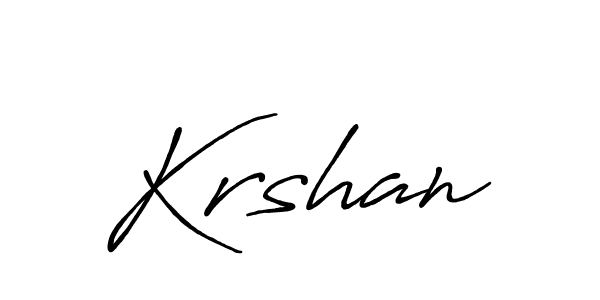 The best way (Antro_Vectra_Bolder) to make a short signature is to pick only two or three words in your name. The name Krshan include a total of six letters. For converting this name. Krshan signature style 7 images and pictures png