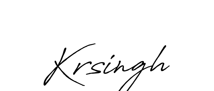 The best way (Antro_Vectra_Bolder) to make a short signature is to pick only two or three words in your name. The name Krsingh include a total of six letters. For converting this name. Krsingh signature style 7 images and pictures png