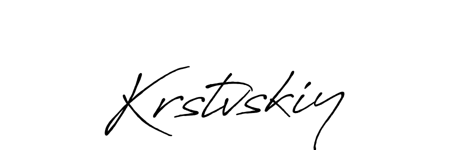 Also we have Krstvskiy name is the best signature style. Create professional handwritten signature collection using Antro_Vectra_Bolder autograph style. Krstvskiy signature style 7 images and pictures png