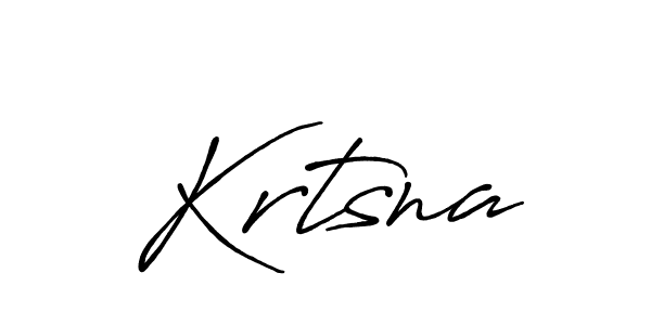 Also we have Krtsna name is the best signature style. Create professional handwritten signature collection using Antro_Vectra_Bolder autograph style. Krtsna signature style 7 images and pictures png