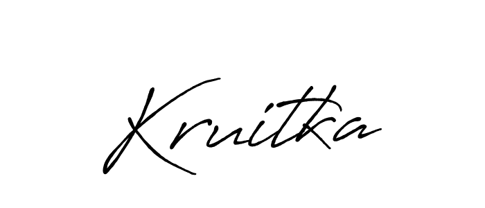 You should practise on your own different ways (Antro_Vectra_Bolder) to write your name (Kruitka) in signature. don't let someone else do it for you. Kruitka signature style 7 images and pictures png
