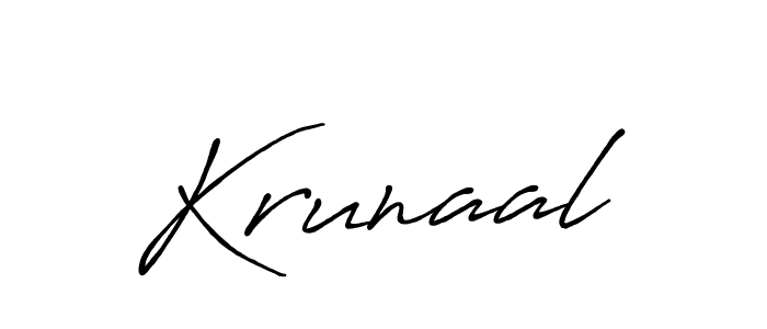 Make a short Krunaal signature style. Manage your documents anywhere anytime using Antro_Vectra_Bolder. Create and add eSignatures, submit forms, share and send files easily. Krunaal signature style 7 images and pictures png