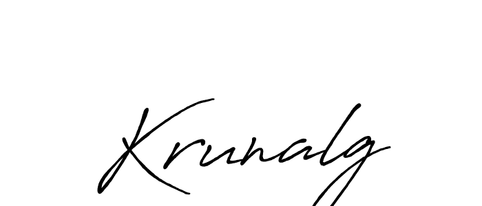 The best way (Antro_Vectra_Bolder) to make a short signature is to pick only two or three words in your name. The name Krunalg include a total of six letters. For converting this name. Krunalg signature style 7 images and pictures png