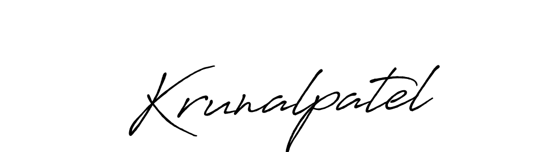 Make a short Krunalpatel signature style. Manage your documents anywhere anytime using Antro_Vectra_Bolder. Create and add eSignatures, submit forms, share and send files easily. Krunalpatel signature style 7 images and pictures png