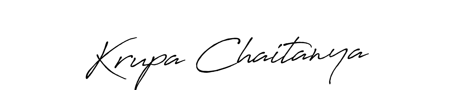 This is the best signature style for the Krupa Chaitanya name. Also you like these signature font (Antro_Vectra_Bolder). Mix name signature. Krupa Chaitanya signature style 7 images and pictures png