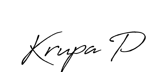 See photos of Krupa P official signature by Spectra . Check more albums & portfolios. Read reviews & check more about Antro_Vectra_Bolder font. Krupa P signature style 7 images and pictures png