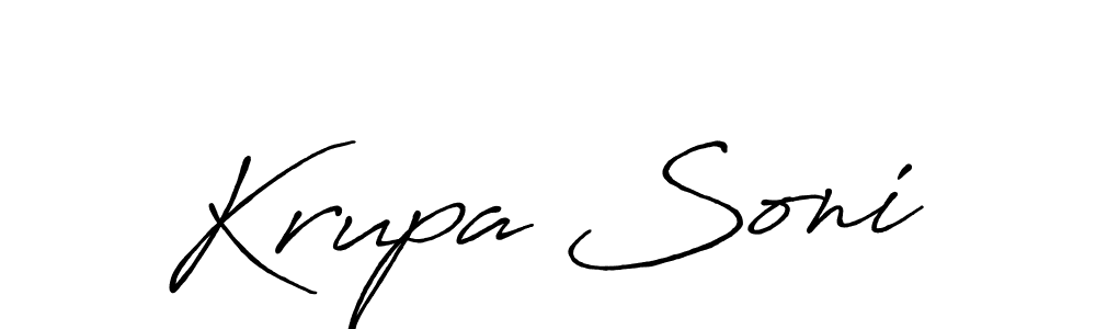 How to Draw Krupa Soni signature style? Antro_Vectra_Bolder is a latest design signature styles for name Krupa Soni. Krupa Soni signature style 7 images and pictures png