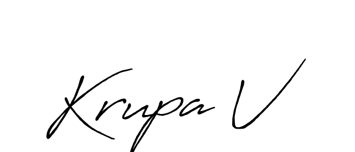 Check out images of Autograph of Krupa V name. Actor Krupa V Signature Style. Antro_Vectra_Bolder is a professional sign style online. Krupa V signature style 7 images and pictures png