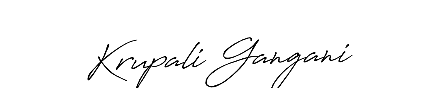 This is the best signature style for the Krupali Gangani name. Also you like these signature font (Antro_Vectra_Bolder). Mix name signature. Krupali Gangani signature style 7 images and pictures png