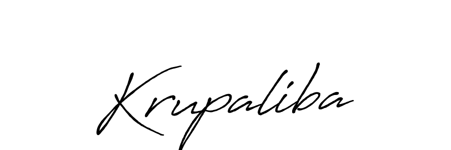 Here are the top 10 professional signature styles for the name Krupaliba. These are the best autograph styles you can use for your name. Krupaliba signature style 7 images and pictures png