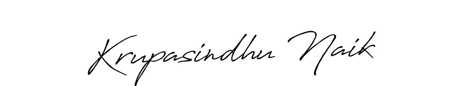 It looks lik you need a new signature style for name Krupasindhu Naik. Design unique handwritten (Antro_Vectra_Bolder) signature with our free signature maker in just a few clicks. Krupasindhu Naik signature style 7 images and pictures png