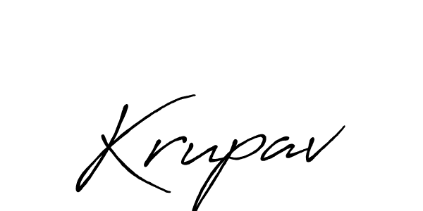 The best way (Antro_Vectra_Bolder) to make a short signature is to pick only two or three words in your name. The name Krupav include a total of six letters. For converting this name. Krupav signature style 7 images and pictures png