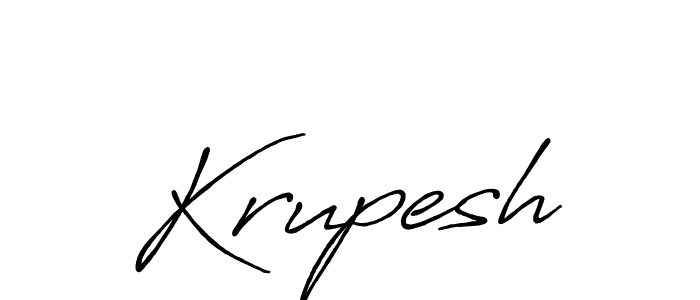Best and Professional Signature Style for Krupesh. Antro_Vectra_Bolder Best Signature Style Collection. Krupesh signature style 7 images and pictures png