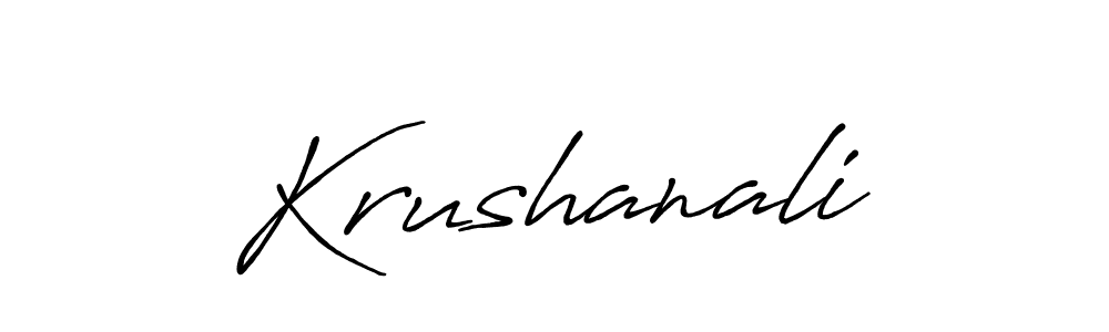 Make a beautiful signature design for name Krushanali. Use this online signature maker to create a handwritten signature for free. Krushanali signature style 7 images and pictures png