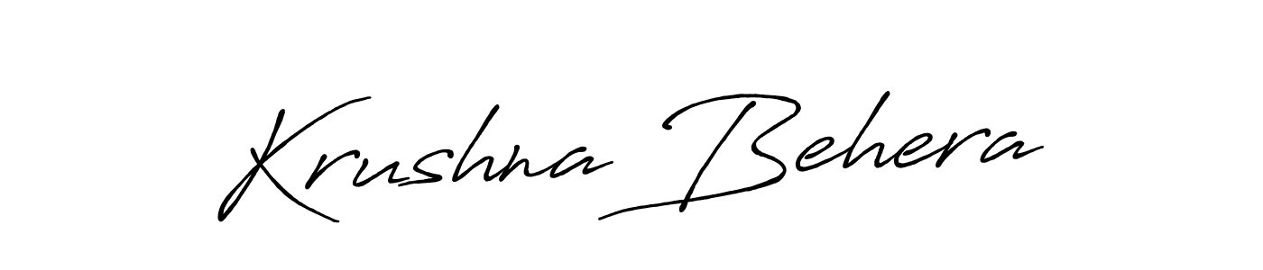 Make a beautiful signature design for name Krushna Behera. Use this online signature maker to create a handwritten signature for free. Krushna Behera signature style 7 images and pictures png