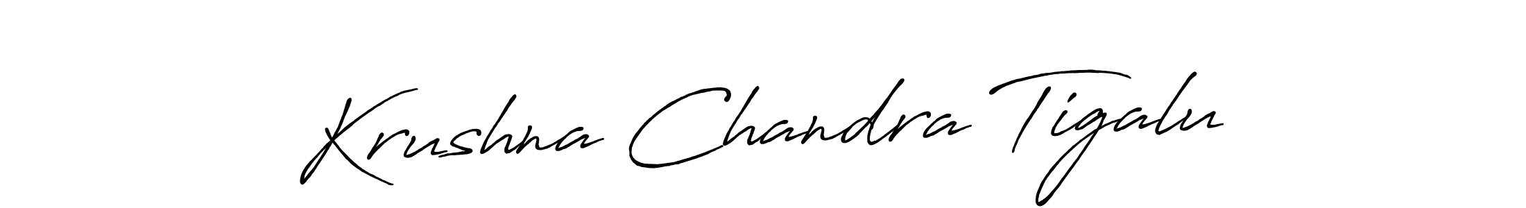 The best way (Antro_Vectra_Bolder) to make a short signature is to pick only two or three words in your name. The name Krushna Chandra Tigalu include a total of six letters. For converting this name. Krushna Chandra Tigalu signature style 7 images and pictures png