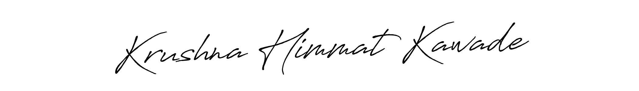 Also You can easily find your signature by using the search form. We will create Krushna Himmat Kawade name handwritten signature images for you free of cost using Antro_Vectra_Bolder sign style. Krushna Himmat Kawade signature style 7 images and pictures png