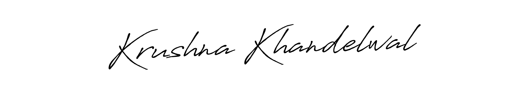 You can use this online signature creator to create a handwritten signature for the name Krushna Khandelwal. This is the best online autograph maker. Krushna Khandelwal signature style 7 images and pictures png