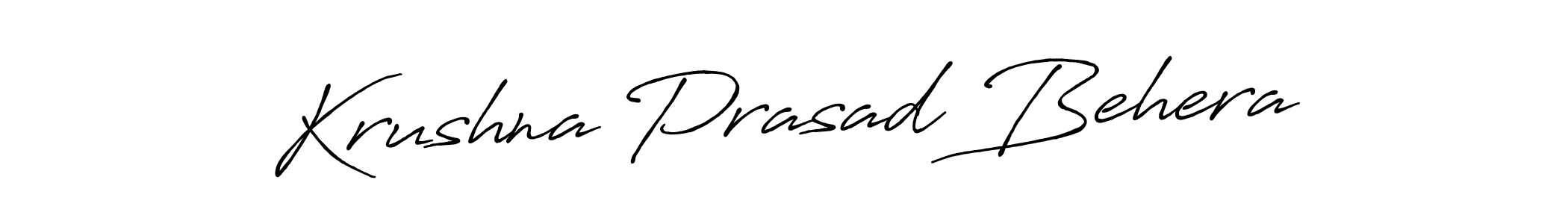 Also You can easily find your signature by using the search form. We will create Krushna Prasad Behera name handwritten signature images for you free of cost using Antro_Vectra_Bolder sign style. Krushna Prasad Behera signature style 7 images and pictures png