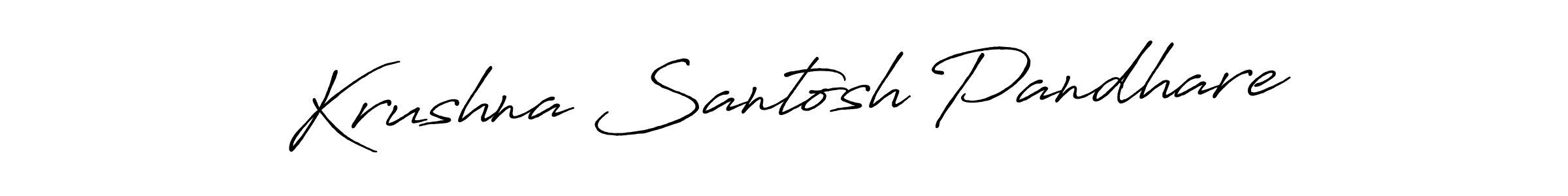 Also You can easily find your signature by using the search form. We will create Krushna Santosh Pandhare name handwritten signature images for you free of cost using Antro_Vectra_Bolder sign style. Krushna Santosh Pandhare signature style 7 images and pictures png