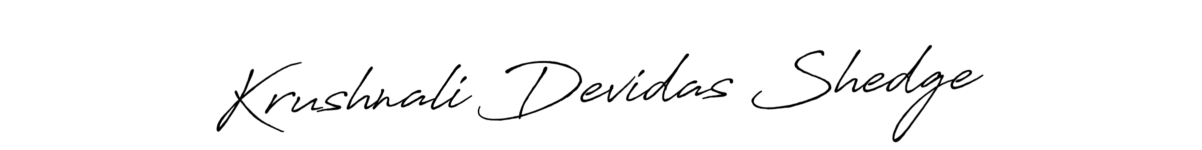 Krushnali Devidas Shedge stylish signature style. Best Handwritten Sign (Antro_Vectra_Bolder) for my name. Handwritten Signature Collection Ideas for my name Krushnali Devidas Shedge. Krushnali Devidas Shedge signature style 7 images and pictures png