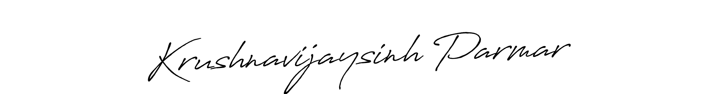 Make a beautiful signature design for name Krushnavijaysinh Parmar. Use this online signature maker to create a handwritten signature for free. Krushnavijaysinh Parmar signature style 7 images and pictures png