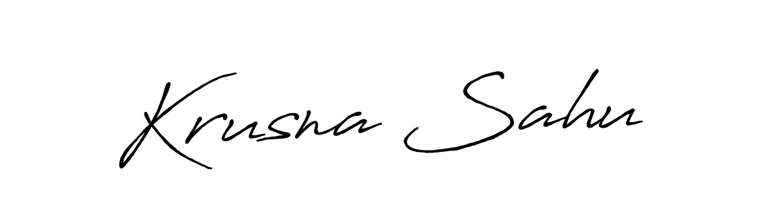 Similarly Antro_Vectra_Bolder is the best handwritten signature design. Signature creator online .You can use it as an online autograph creator for name Krusna Sahu. Krusna Sahu signature style 7 images and pictures png