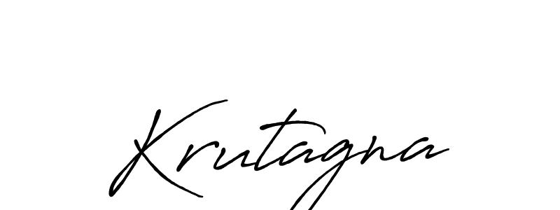 See photos of Krutagna official signature by Spectra . Check more albums & portfolios. Read reviews & check more about Antro_Vectra_Bolder font. Krutagna signature style 7 images and pictures png