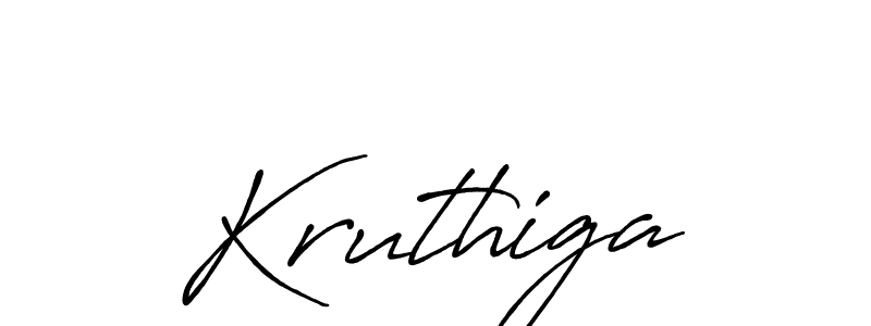 Kruthiga stylish signature style. Best Handwritten Sign (Antro_Vectra_Bolder) for my name. Handwritten Signature Collection Ideas for my name Kruthiga. Kruthiga signature style 7 images and pictures png