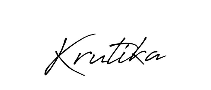 How to Draw Krutika signature style? Antro_Vectra_Bolder is a latest design signature styles for name Krutika. Krutika signature style 7 images and pictures png