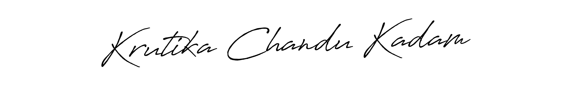 Make a beautiful signature design for name Krutika Chandu Kadam. Use this online signature maker to create a handwritten signature for free. Krutika Chandu Kadam signature style 7 images and pictures png