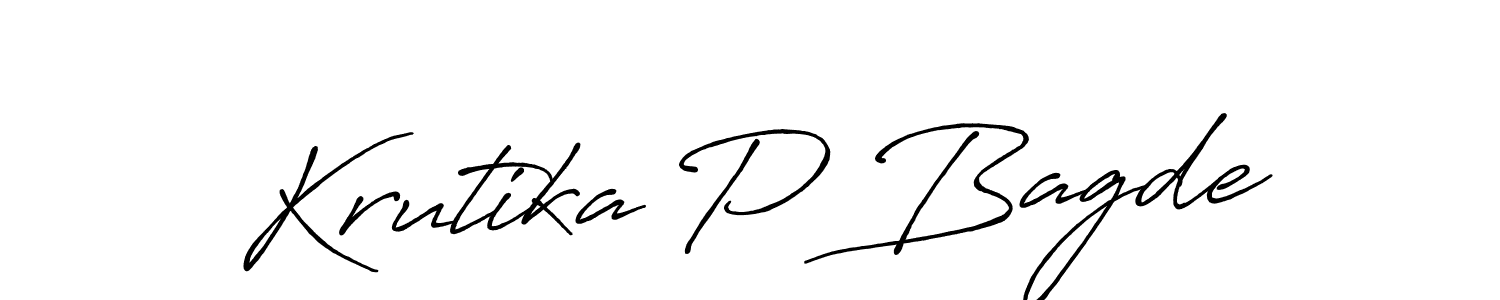 Once you've used our free online signature maker to create your best signature Antro_Vectra_Bolder style, it's time to enjoy all of the benefits that Krutika P Bagde name signing documents. Krutika P Bagde signature style 7 images and pictures png